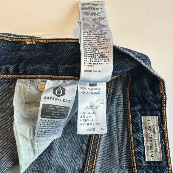 EUC RARE Levi’s Ribcage Straight Ankle Women's Jeans Premium Denim 27 X 27 - Picture 5 of 10